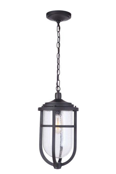 Voyage 1 Light Outdoor Pendant in Midnight