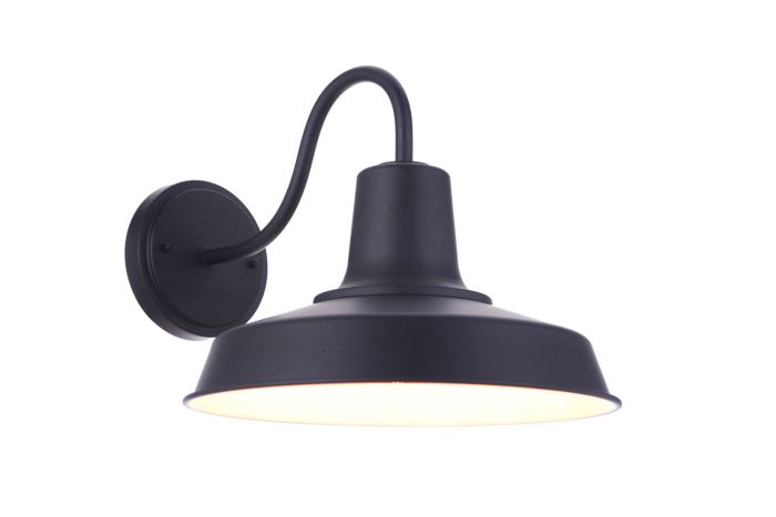 Briscoe 1 Light 15" Outdoor Wall Mount in Midnight