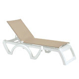 Jamaica Beach Chaise Lounge-Beige