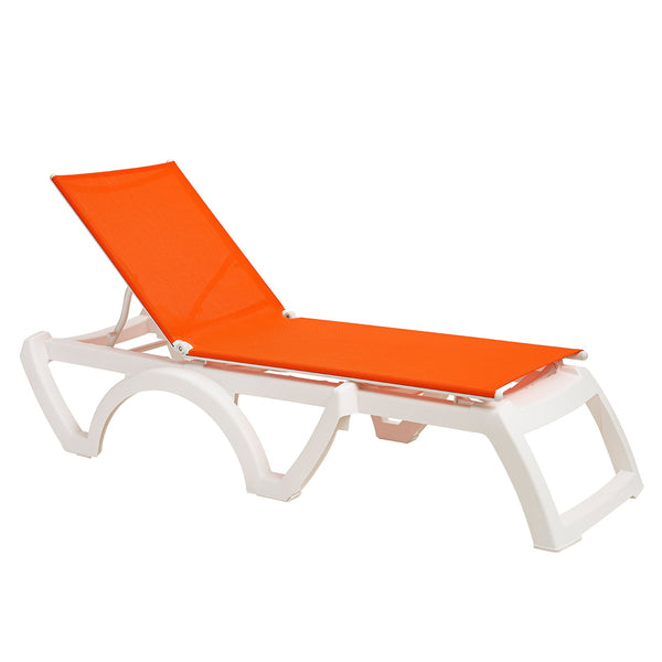 Jamaica Beach Chaise Lounge- Orange