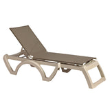 Jamaica Beach Chaise Lounge- Taupe