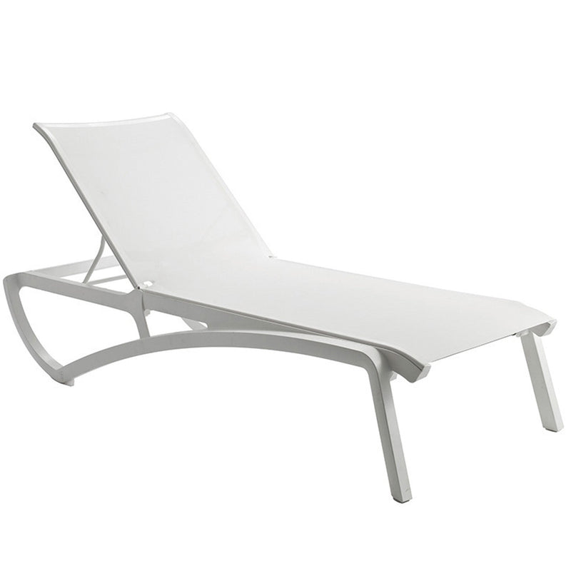 Sunset Chaise Lounge White Glacier White