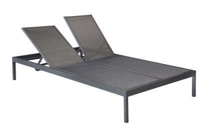 Estancia Relaxed Sling Double Chaise Lounge