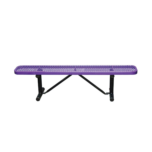 Expanded Metal Backless Bench