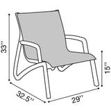 Sunset Lounge Chair - Solid Gray