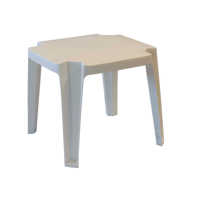 Miami 17"x17" Low Table (White)