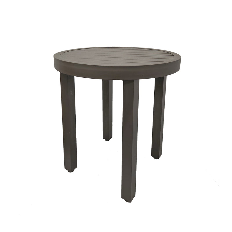 Sunset 20" Round Low Table ( Black)