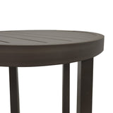 Sunset 20" Round Low Table ( Black)