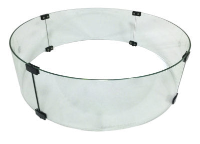 Round Glass Fire Guard