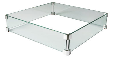 Square Glass Fire Guard