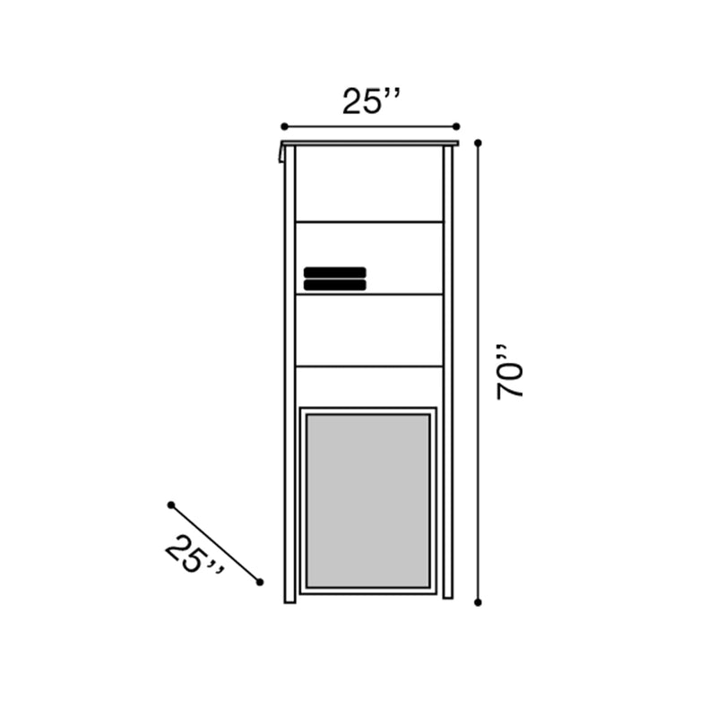 Sunset Towel Valet Single Unit