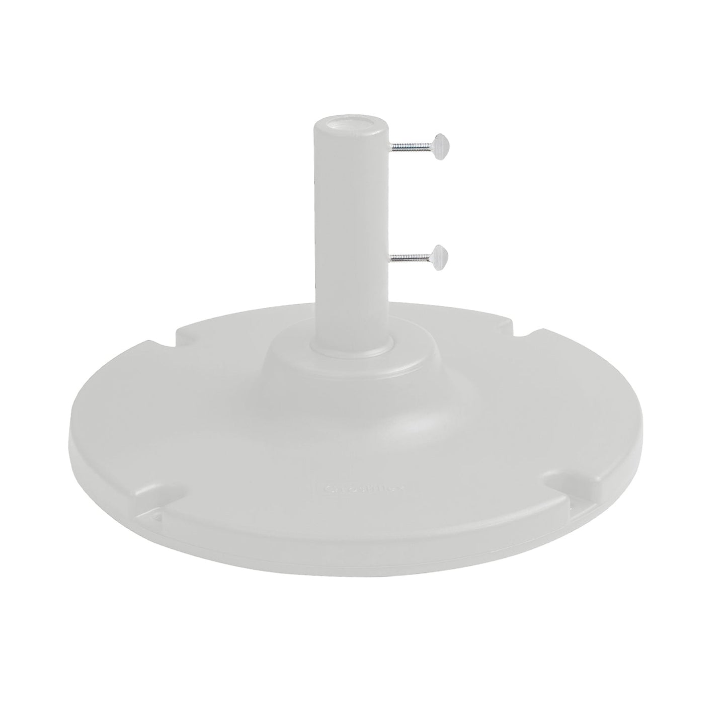35 lb Umbrella Base with 10" Stem-White