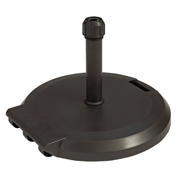 84 lb Freestanding Umbrella Base with Wheels-Charcoal