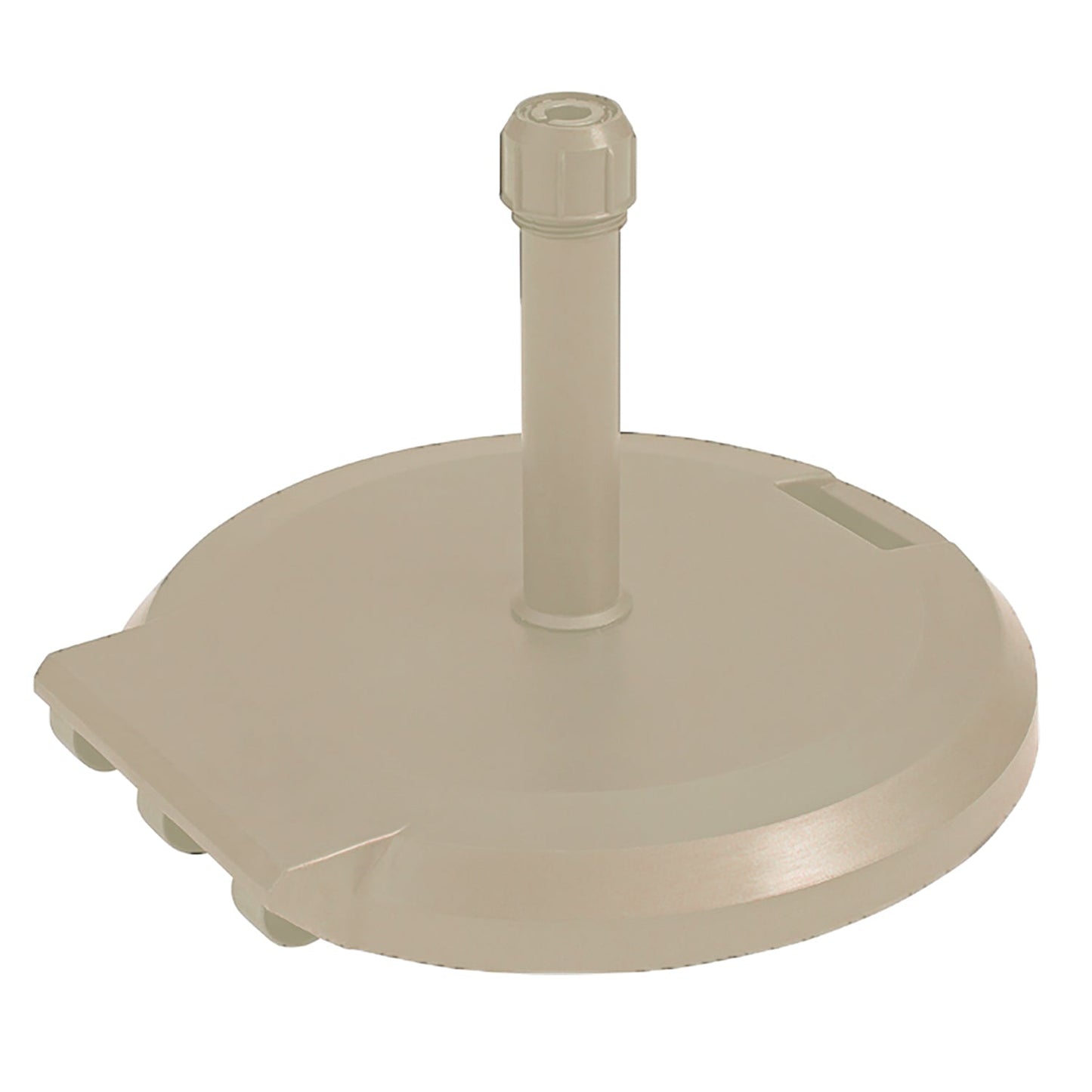 84 lb Freestanding Umbrella Base with Wheels-Sand
