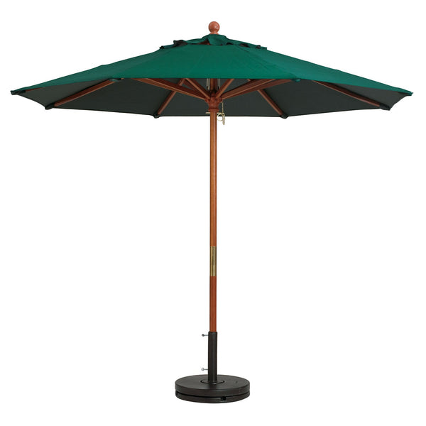 7' Wooden Market Umbrella