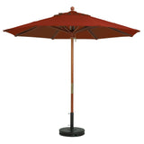 9' Wooden Market Umbrella