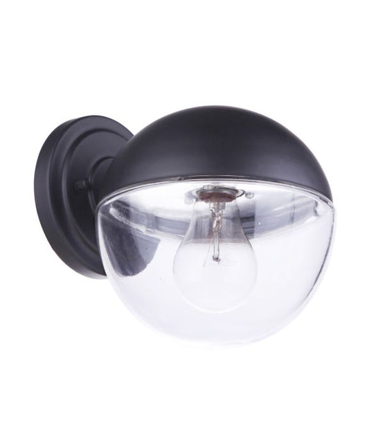 Evie 1 Light Small Outdoor Wall Mount in Midnight